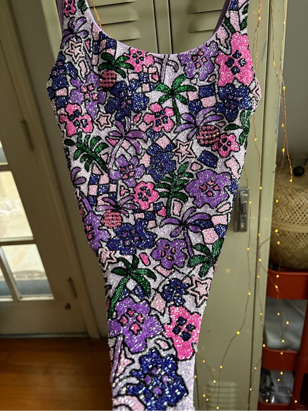 Oceanus Fia Hand-Beaded One Piece Swimsuit NWOT - Picture 10 of 16